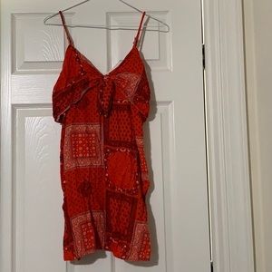 DONATING SOON, ACT NOW Red/Orange Dress
